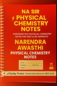 Narendra Awasthi Physical Chemistry Notes